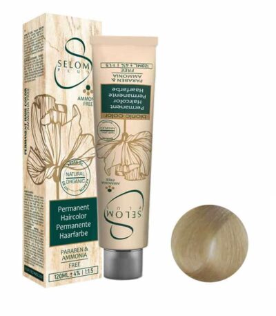 رنگ مو بدون آمونیاک سلوم شماره CS6 حجم 120 میل رنگ شیر نسکافه