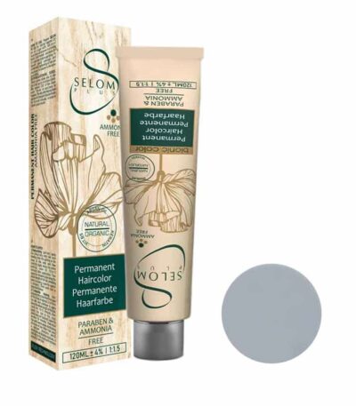 رنگ مو بدون آمونیاک سلوم شماره 10-0 حجم 120 میل رنگ واریاسیون نقره ای