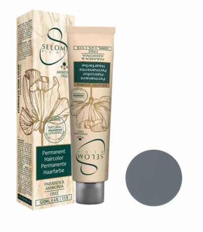 رنگ مو بدون آمونیاک سلوم شماره 11-0 حجم 120 میل رنگ واریاسیون دودی