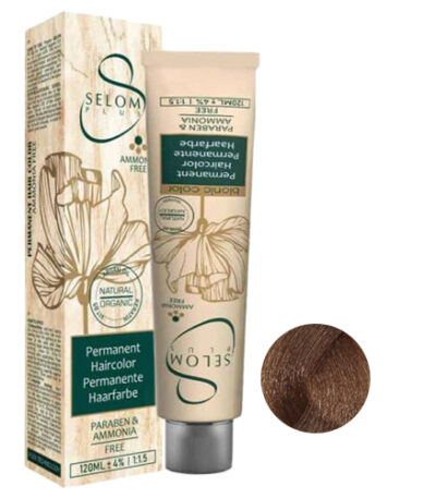 رنگ مو بدون آمونیاک سلوم شماره 3-5 حجم 120 میل رنگ قهوه‌ای طلایی روشن