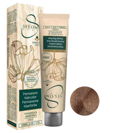 رنگ مو بدون آمونیاک سلوم شماره 3-6 حجم 120 میل رنگ بلوند طلایی تیره