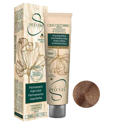 رنگ مو بدون آمونیاک سلوم شماره 3-6 حجم 120 میل رنگ بلوند طلایی تیره