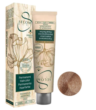 رنگ مو بدون آمونیاک سلوم شماره 3-7 حجم 120 میل رنگ بلوند طلایی متوسط