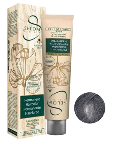 رنگ مو بدون آمونیاک سلوم شماره 1-8 حجم 120 میل رنگ بلوند دودی روشن