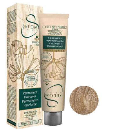 رنگ مو بدون آمونیاک سلوم شماره 3-8 حجم 120 میل رنگ بلوند طلایی روشن