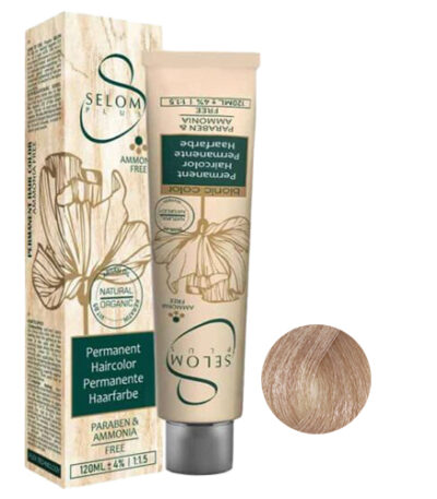 رنگ مو بدون آمونیاک سلوم شماره 0-9 حجم 120 میل رنگ بلوند خیلی روشن