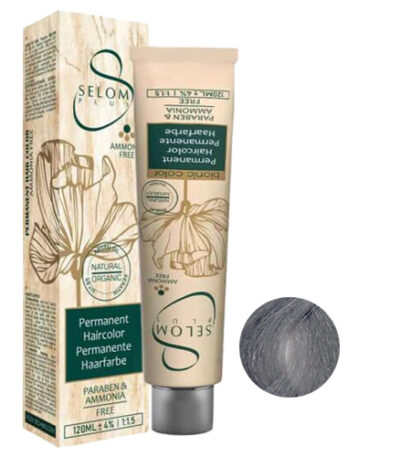 رنگ مو بدون آمونیاک سلوم شماره 1-9 حجم 120 میل رنگ بلوند دودی خیلی روشن