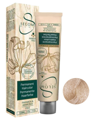 رنگ مو بدون آمونیاک سلوم شماره 23-9 حجم 120 میل رنگ بلوند آپریکات خیلی روشن