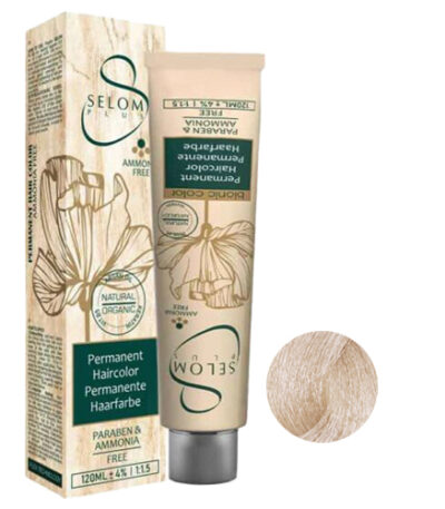 رنگ مو بدون آمونیاک سلوم شماره 900 حجم 120 میل رنگ بلوند طبیعی فوق العاده روشن