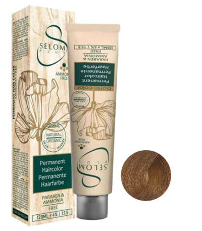 رنگ مو بدون آمونیاک سلوم شماره CS2 حجم 120 میل رنگ کاراملی