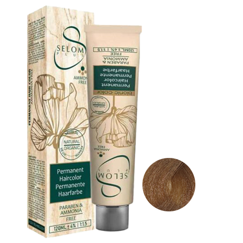 رنگ مو بدون آمونیاک سلوم شماره CS2 حجم 120 میل رنگ کاراملی