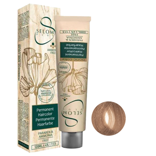 رنگ مو بدون آمونیاک سلوم شماره CS7 حجم 120 میل رنگ بیسکوئیتی