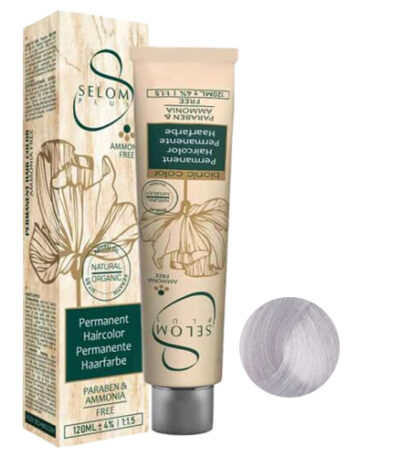 رنگ مو بدون آمونیاک سلوم شماره S3 حجم 120 میل رنگ نقره‌ای