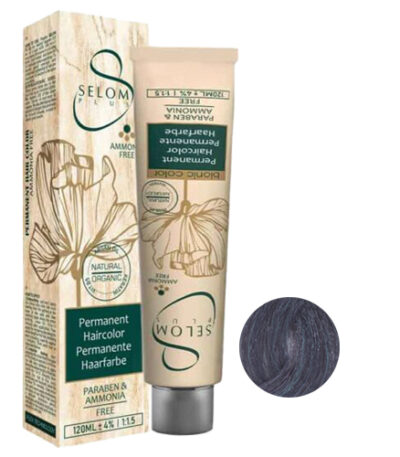 رنگ مو بدون آمونیاک سلوم شماره S4 حجم 120 میل رنگ آبی آلیزارین